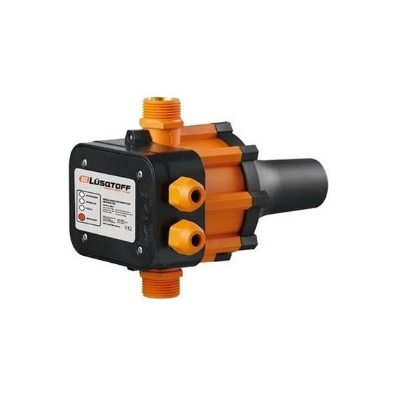 Press Control Regulador Automatico Bomba De Agua Lusqtoff Color Naranja