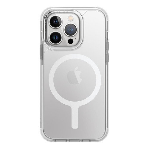 Carcasa Compatible con Magsafe Para iPhone 15 Pro - Marca Uniq Modelo Combat - Color Blanco