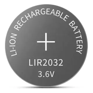 Bateria Lir2032 Cr2032 Recarregavel Li-ion 3,6v Oferta