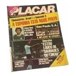 Revista Revista Placar /numero 561-198 Estou Louco De Sau