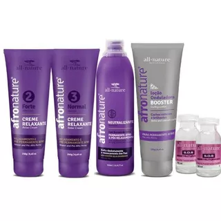 Produtos Para Cachear Cabelo, Kit Permanente Afro All Nature