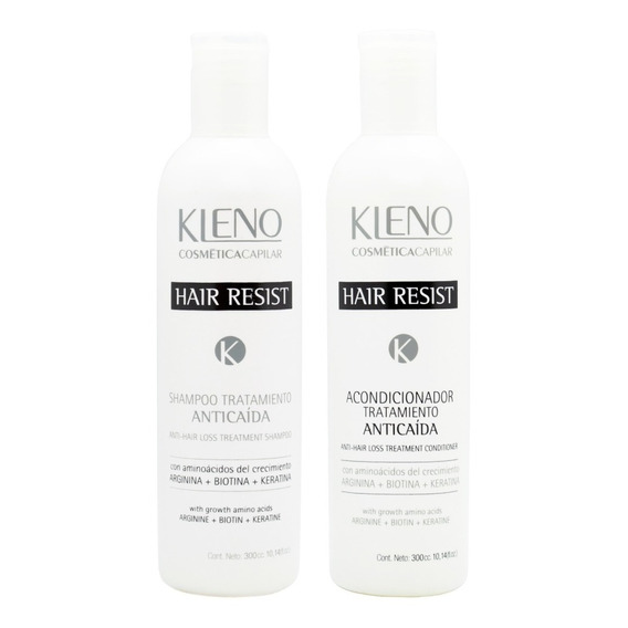 Kleno Hair Resist Shampoo + Acondicionador Anticaída Pelo 6c