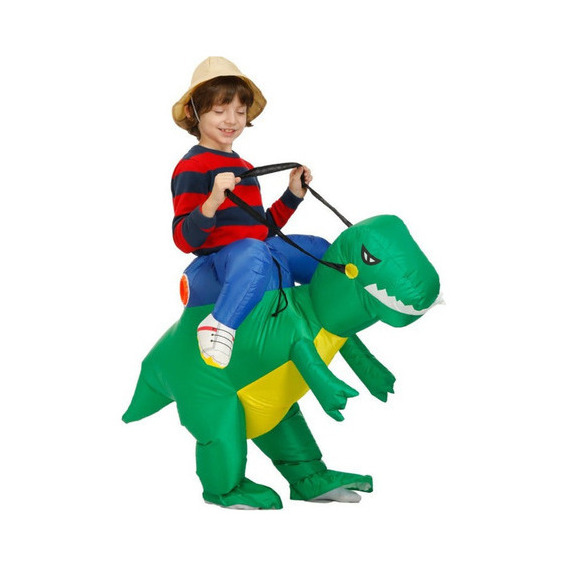 Disfraz T-rex Dinosaurio Inflable Halloween Fiesta