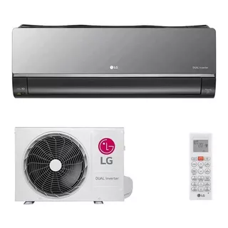 Ar Condicionado Hw Inverter LG Nano Artcool 18k Q/f 220v Cor Cinza-escuro