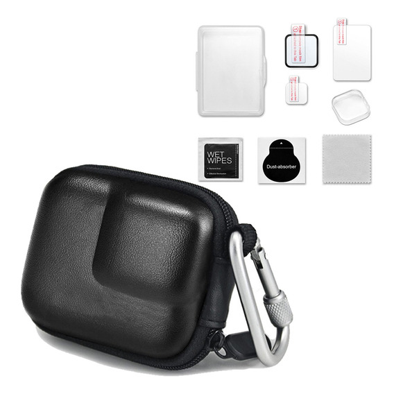 Funda Mini Pu Para Gopro Hero 12 11 10 9 8 7 6 5 Black Case