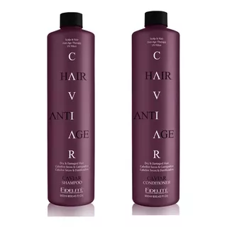 Shampoo Y Acondicionador Cabellos Secos Y Castigados Caviar - Fidelite 900ml C/u