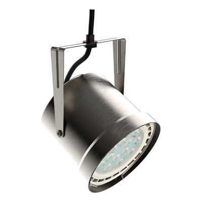 Spot Cabezal L111 Acero Apto Led A111 Riel Deco Moderno  - Acero