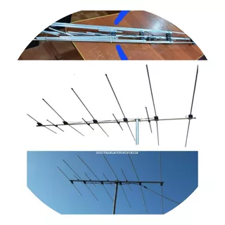 Antena Hd / Fm/ Rural Costera (con Balun) Sin Cable Coaxial 