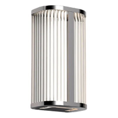 Aplique Pared Led Caten 30 Cromo Diseño Lk Dorado