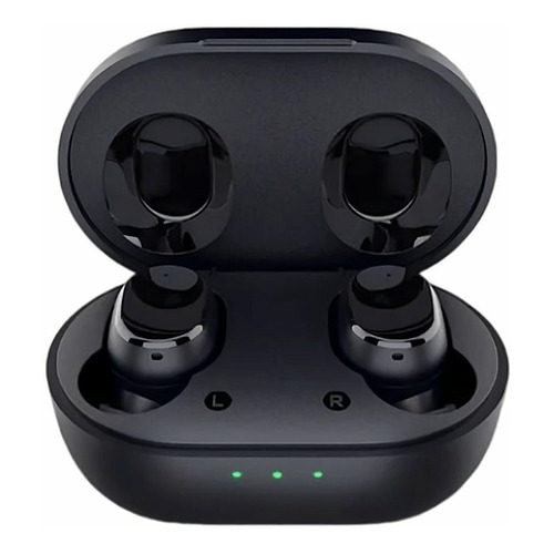 Audífonos in-ear gamer inalámbricos HTC True Wireless Earbuds 2+ TWS5 carbon black con luz LED