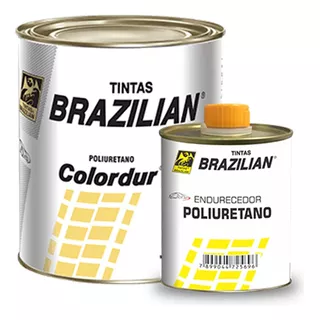 Tinta Pu Brazilian Branco Puro + Catalisador- 900ml