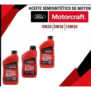 Aceite 5w20, 5w30 10w30 Motorcraft Semisintético 7 Litros
