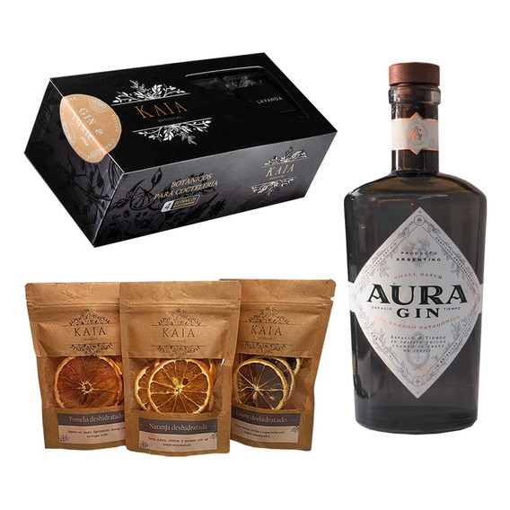 Kit Kaia Mix X 4 Botanicos Tragos + Aura Gin