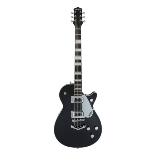 Guitarra eléctrica Gretsch Electromatic G5220 Jet BT de caoba black brillante con diapasón de nogal negro