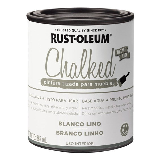 Pintura A La Tiza Chalked Muebles De Interior Rust Oleum