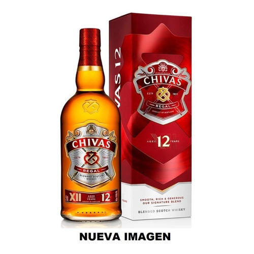 Whisky Chivas Regal 12 Años 750cc 