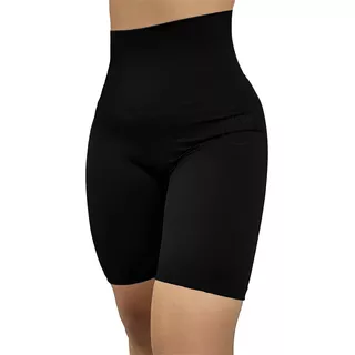 Calza Ciclista Modelador Faja 22cm 100% Lycra Standar Xs- Xx