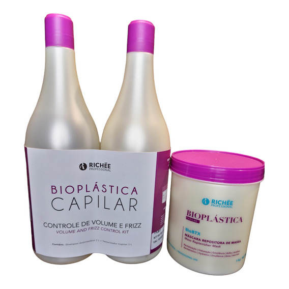 Pack Alisado Bioplastica 1 Lt + Botox Bioplastica 1kg 