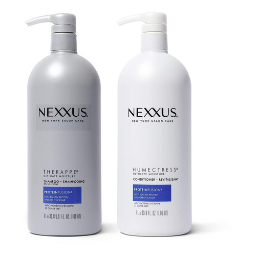  Shampoo Y Acondicionador Nexxus Para Cabello Seco 1 Litro