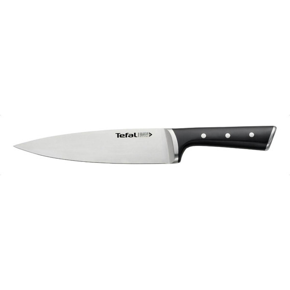 Cuchillo Chef T-fal Iceforce 20cm T Color Negro