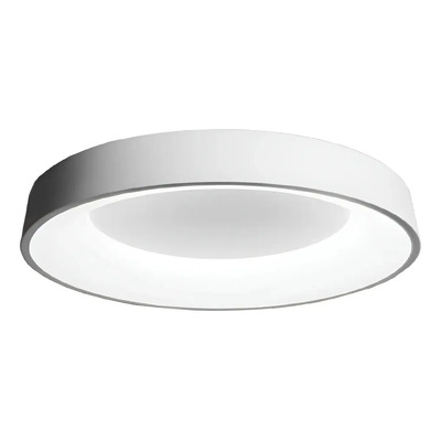 Plafon Led Nbagel Blanco 80w Dimerizable Moderno Vk Blanco