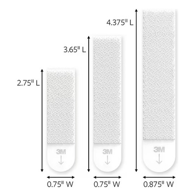 Tiras Colgar Cuadro 3m Blanca Pack X16 Command No Daña Pared