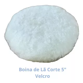 Boina De Lã Polimento Velcro 5 Polegadas