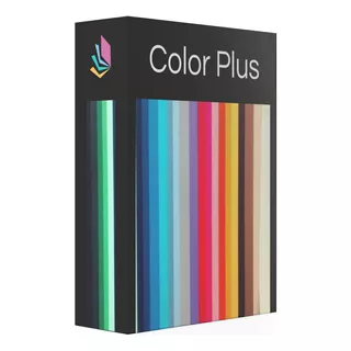 Papel Color Plus Liso 180g Scrapbook  30,5x30,5 100 Folhas