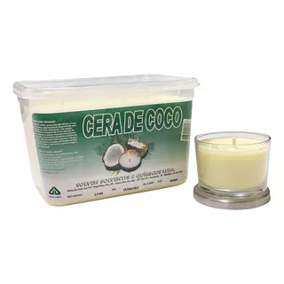 Cera Vegetal De Coco Para Velas 1,5 Kg - Solven 