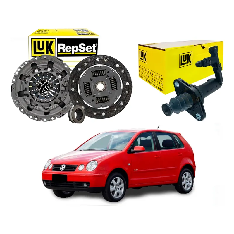 Kit Embreagem Cilindro Câmbio Polo 1.6 2002 A 2006