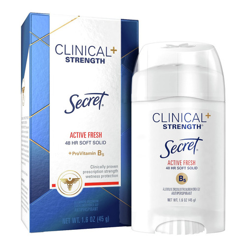 Secret Clinical Desodorante Antitranspirante Active Fresh Fragancia Active Fresh