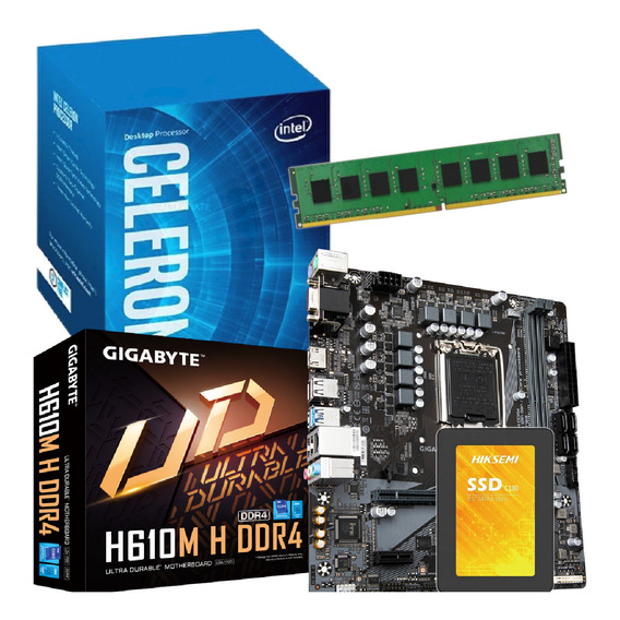 Combo Actualizacion Pc Intel G6900 + Mother + 8gb + Ssd 120