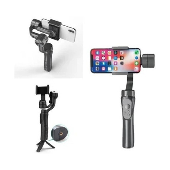 Gimbal Handheld 3 Ejes Estabilizador 3 En 1 Celular Color Negro