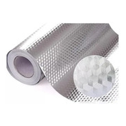 Adesivo Plástico Impermeável Prata Texturizado 40x200cm 