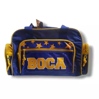 Bolso Botinero 4 Bolsillos Boca Juniors Licencia Jretro