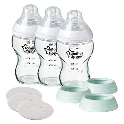 Tommee Tippee Closer To Nature 3 En 1 Biberones De Vidrio Co Color Clear