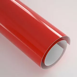 Vinilo De Corte Adhesivo Permanente 30x30cm Hojas Disershop Color Rojo