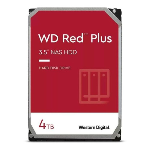 Disco Duro Red Western Digital 4tb Sata 5400rmp Servidor Nas Color Rojo