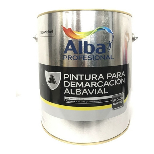 Pintura Demarcacion Vial Albavial Blanco 4 Litros Alba - Mm