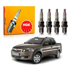  Jogo Velas Ngk Strada 1.6 16v Etorq 2011 A 2014