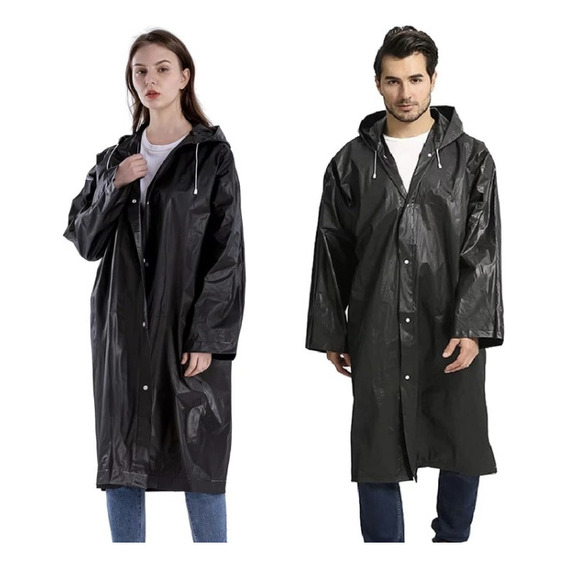 2pack Capa Impermeable Adulto Protección Lluvia Gabardina 