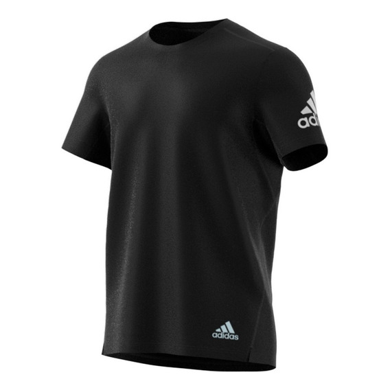 Remera adidas Run It Tee Negro De Hombre