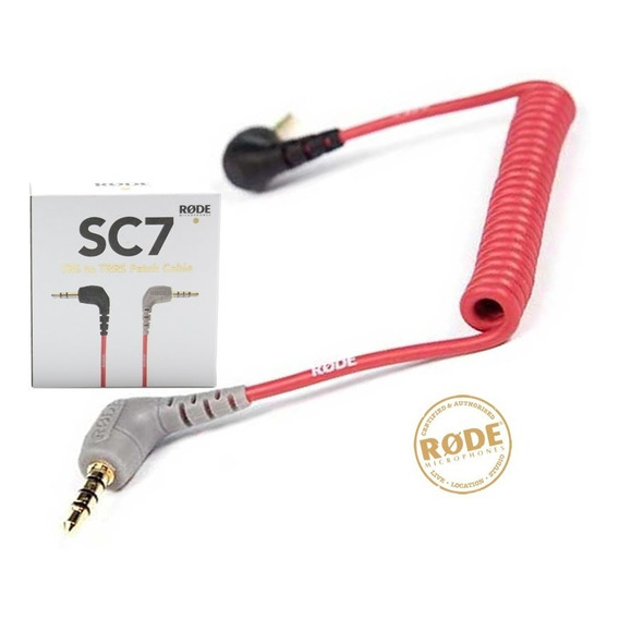 Cable Rode Sc7 De Conexión Trs A Trrs De 3.5 Mm Rode Sc 7