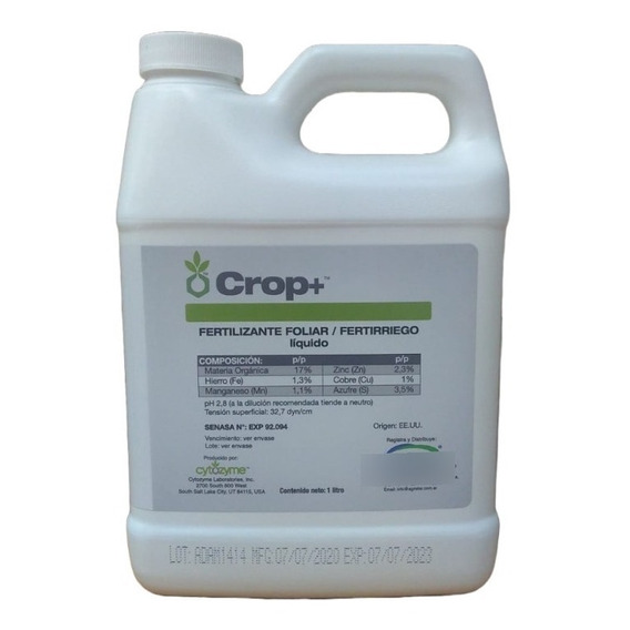 Fertilizante Foliar Crop X 1 Lt