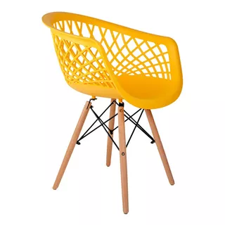 Cadeira Web Amarela Cor Da Estrutura Da Cadeira Amarelo