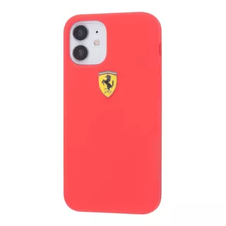 Funda Case Protector De Ferrari Silicone Rojo Para iPhone 11