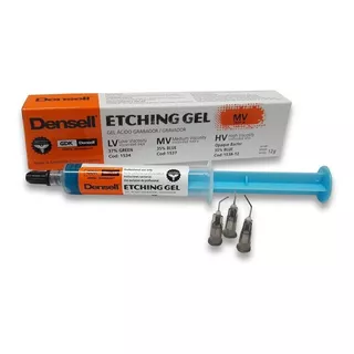 Gel Acido Grabador Etching Gel Jeringa Densell 12g Dental