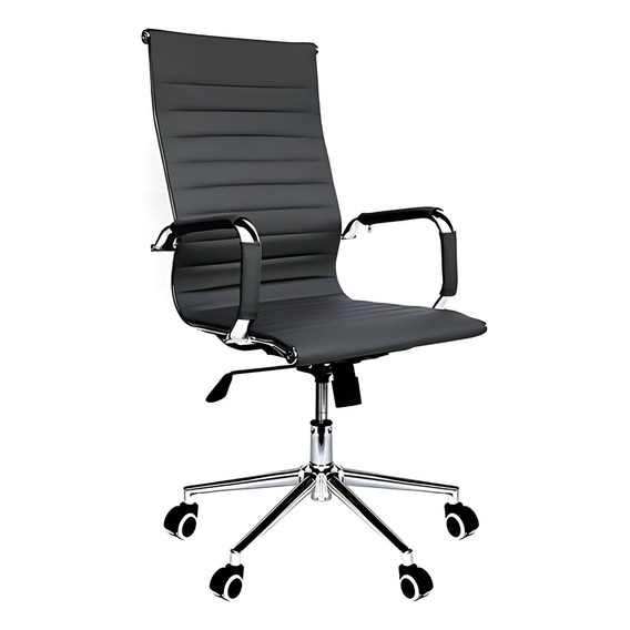 Silla Oficina Sillon Eames Aluminum Alto Aluminium