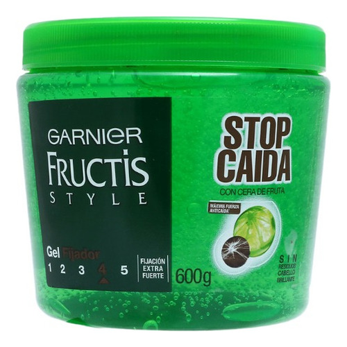 Gel Fijador De Cabello Garnier Fructis Stop Caida Style 600g
