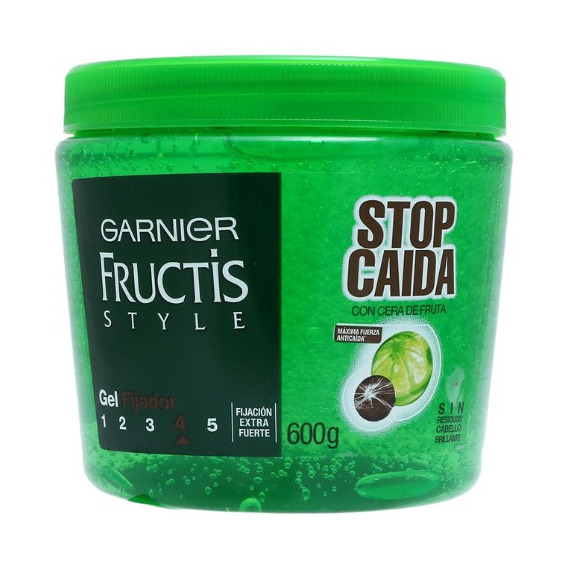 Gel Fijador De Cabello Garnier Fructis Stop Caida Style 600g